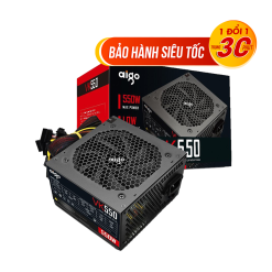 Nguồn máy tính AIGO VK550 - 550W (Màu Đen)