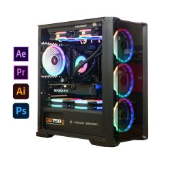 Vỏ case KENOO ESPORT MK500 -3F - Màu Đen MATX (3 Fan RGB)