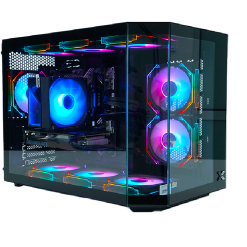 VỎ XIGMATEK CUBI M PREMIUM GAMING BLACK M-ATX (Chưa kèm fan)