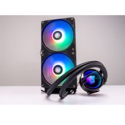 TẢN NƯỚC LEOPARD TK1 RAD 240 LED RGB GƯƠNG VÔ CỰC MÀU ĐEN
