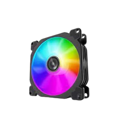 FAN LED RGB COOLMOON K8 BLACK (RGB FIXED, KHÔNG CẦN HUB)