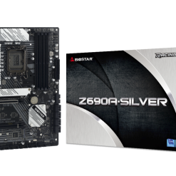 Mainboard BIOSTAR Z690A SILVER (WIFI, Bluetooth) (Intel Z690, Socket 1700, ATX, 4 khe Ram DDR4)