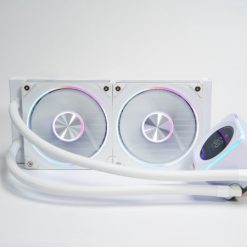 TẢN NHIỆT NƯỚC CPU JUNGLE LEOPARD ASTROBEAT RAD 240 ARGB DIGITAL WHITE (MÀN HÌNH HIỂN THỊ NHIỆT ĐỘ)