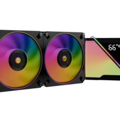 TẢN NHIỆT NƯỚC STELLAR REALM RAD 240 AGRB DIGITAL BLACK (MÀN HÌNH HIỂN THỊ NHIỆT ĐỘ)