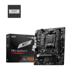 MAIN MSI PRO B650M-E DDR5 (AMD B650, SOCKET AM5, M-ATX, 2 KHE RAM DDR5)