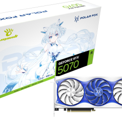 VGA MANLI POLAR FOX GEFORCE RTX 5070 OC 12GB GDDR7 WHITE