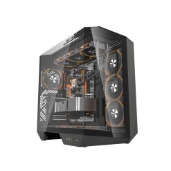 VỎ CASE DARKFLASH DY470 BLACK (ATX, MÀU ĐEN,KHÔNG FAN)