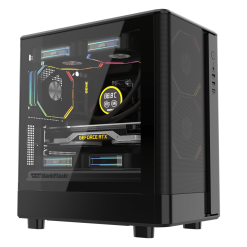 VỎ CASE DARKFLASH DB330M MESH BLACK (M-ATX, CHƯA FAN)