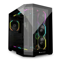 VỎ CASE JUNGLE LEOPARD AS-01 BLACK - No Fan (ATX/ Màu Đen)