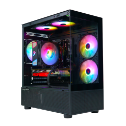 CASE KENOO ESPORT MK200 BLACK Sẵn 3 FAN LED