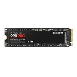 SSD SAMSUNG 990 PRO 4TB M.2 NVME M.2 2280 PCIE GEN4.0 X4 (MZ-V9P4T0BW)