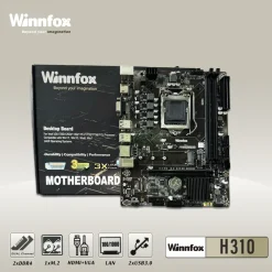 MAIN WINFOX H310 (INTEL H310/ LGA 1151/ 2 KHE RAM DDR4)