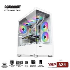 VỎ CASE VSP GAMING AQUANAUT X4 TRẮNG (ATX/ KHÔNG FAN)
