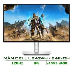Màn Hình Dell UltraSharp U2424H (23.8 inch - FHD - IPS - 120Hz - 5ms - DRR - TMDS - USB TypeC)