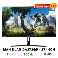 MÀN HÌNH DUAN 27 INCH 2K 100HZ DA272QP (IPS /27 INCH/ 2K /100Hz /HDMI /DP)