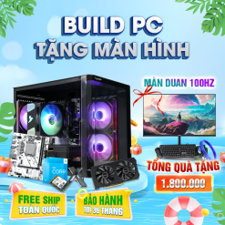 TẶNG MÀN HÌNH 24 INCH {CORE I3 13100F | RX 580 8G| RAM 16G| NVME 256G}{Q}