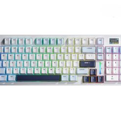 BÀN PHÍM CƠ AULA S98 PRO (XANH DƯƠNG+TRẮNG+TÍM ĐẬM/ NIMBUS V3 SWITCH/ 3 MODE)v