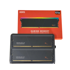 KIT RAM V-COLOR MANTA XSKY 64GB (32GBX2) 6000MHZ DDR5 RGB (TMXSL3260834KWK)