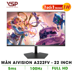 MÀN HÌNH AIVISION A222FV (22 INCH/ VA/ FHD/ 100HZ/ 5MS/ ADAPTIVE SYNC)