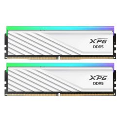KIT RAM ADATA XPG LANCER BLADE RGB 32GB (16GBX2) 6000MHZ DDR5 WHITE (AX5U6000C3616G-DTLABRWH)